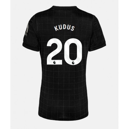 Stroje piłkarskie Tottenham Hotspur Mohammed Kudus #20 Koszulka Wyjazdowej dla damskie 2025-26 Krótki Rękaw